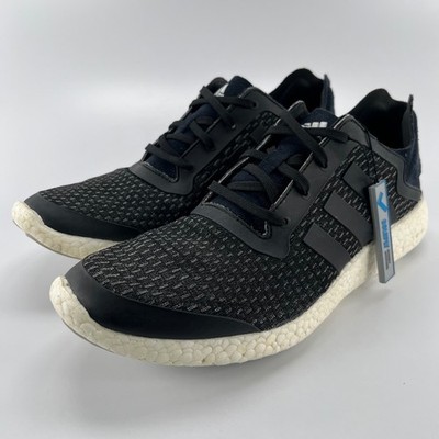 Adidas Pure Boost 1 Black White Running Shoe B34869 Mens Size 12 Low Top Sneaker