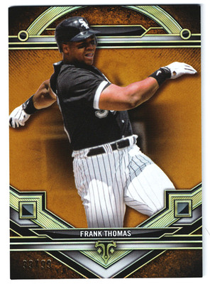2024 Topps Triple Threads Frank Thomas Gold Parallel /99 #51 White Sox