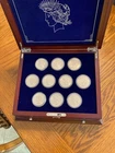 1921-1935 Silver Peace Dollar Year Set 10 Piece Collection