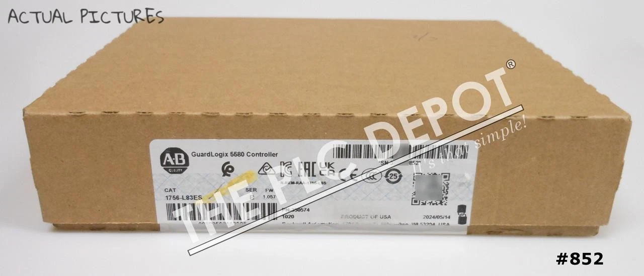 AUTHENTIC GENUINE 2024 SEALED NEW Allen Bradley 1756-L83ES /B #852