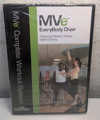 MVE Peak Pilates Everybody Chair Complete Workout System DVD Brand New B182