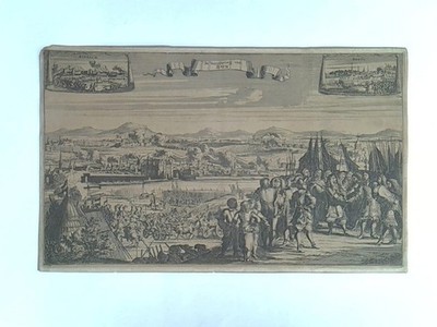 De Verovering van Bon - Kupferstich