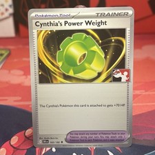 Cynthia's Power Weight Uncommon Prize Pack Series Cards 162/182 NM