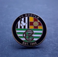 FC BOOTLE FOOTBALL CLUB BUTTERFLY PIN BADGE