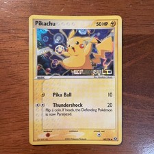Pokémon Pikachu 60/106 EX Emerald Stamped Reverse Holo RARE LP on eBay