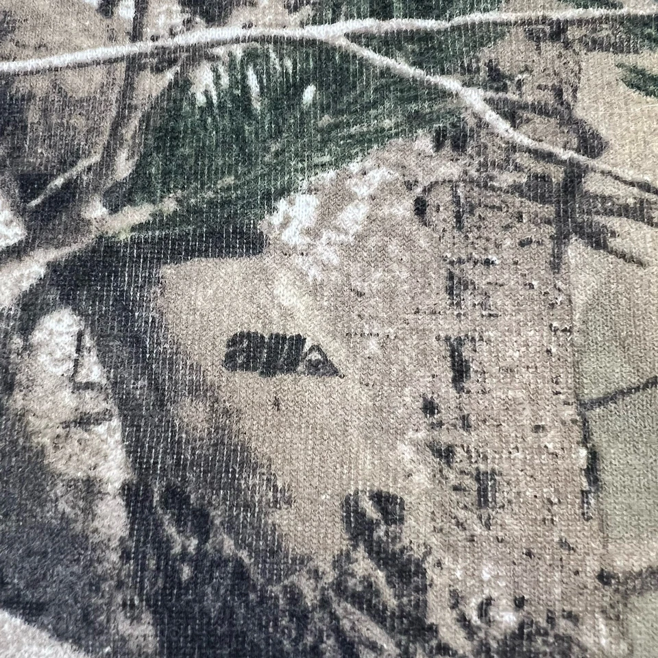 Carhartt Hoodie Mens 2XLT RealTree Camo Full Zip Camoflouge K289 Sweatshirt - Image 4 of 4