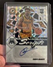 2021-22 Panini Mosaic Rookie Scripts Chris Duarte RC Auto