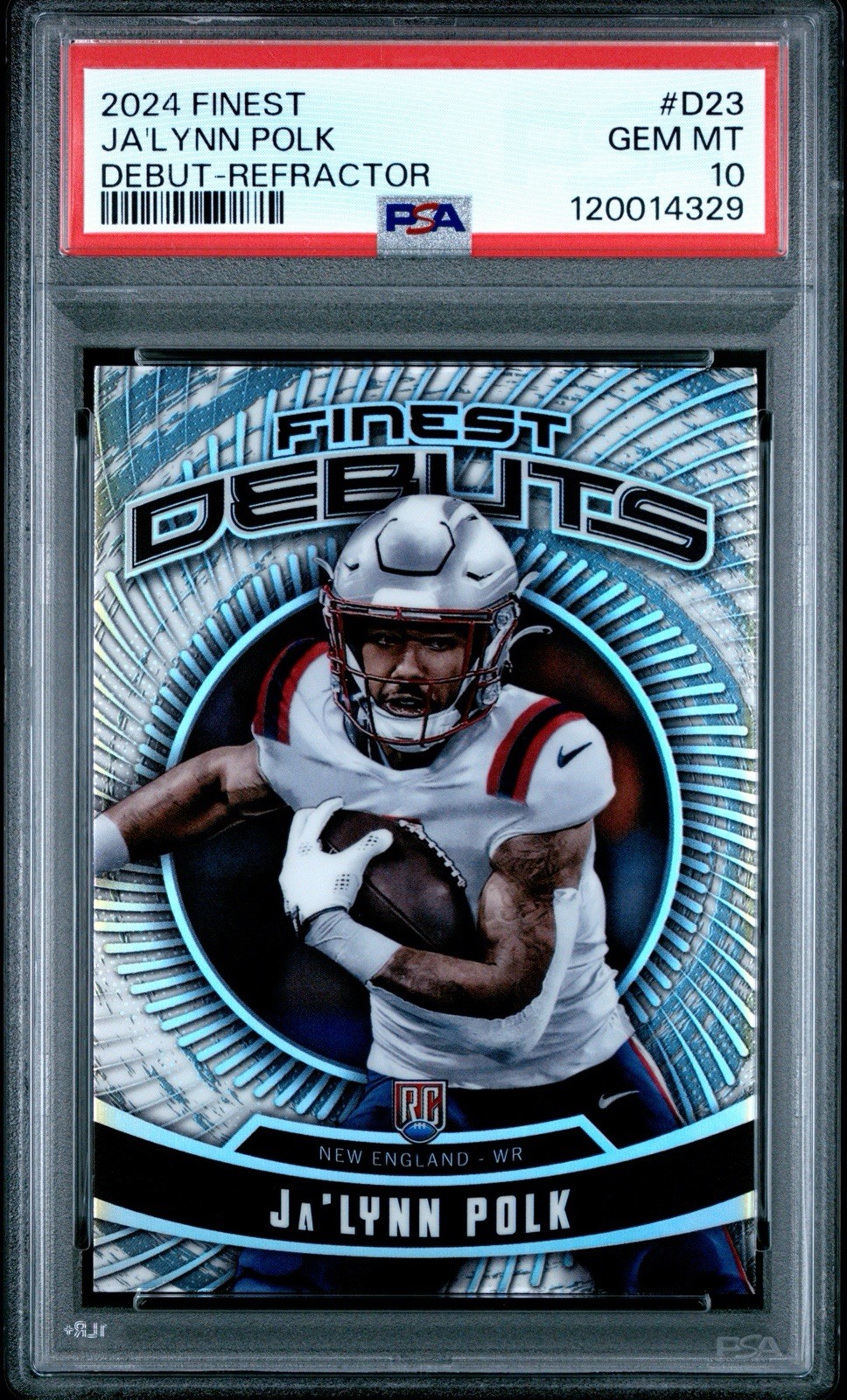 Ja'Lynn Polk Topps Finest Debut #D23 Refractor