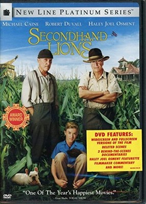Secondhand Lions (New Line Platinum Series), New DVD, Michael Caine, Robert Duva
