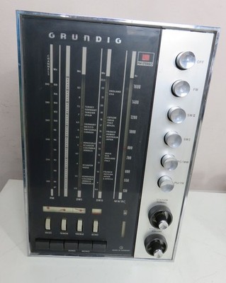 2PC GRUNDIG NF 20 TUBED EL 84 PRE-AMP TUNER & AMPLIFIER ALL