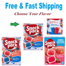 (12 ct)Snack Pack Juicy Gels, 3.25 oz, Family...