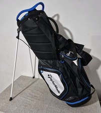 Taylormade TM20 Stand 8.0 Golf Clubs Irons Bag 8 Way Dividers Black Blue White 