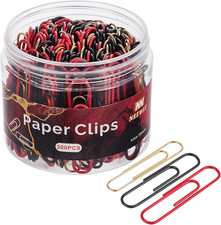 200Pcs Large Paper Clips, 2 Inch Jumbo Paper Clip, Ceative Colored Paperclips fo
