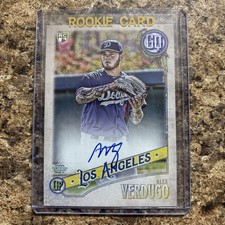 2018 Alex Verdugo OnCard Autograph Rookie Card Topps Gypsy Queen Card #GQA-AV