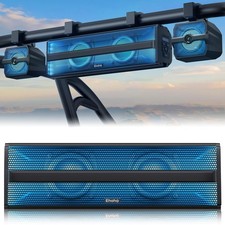 Ehaho 2.1CH Stereo UTV Sound Bar Subwoofer and Speakers, 16 Inch Bluetooth ...