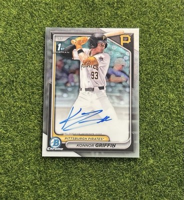 2024 Bowman Chrome Draft 1st Prospect Autograph #CPAKG Konnor Griffin PIRATES