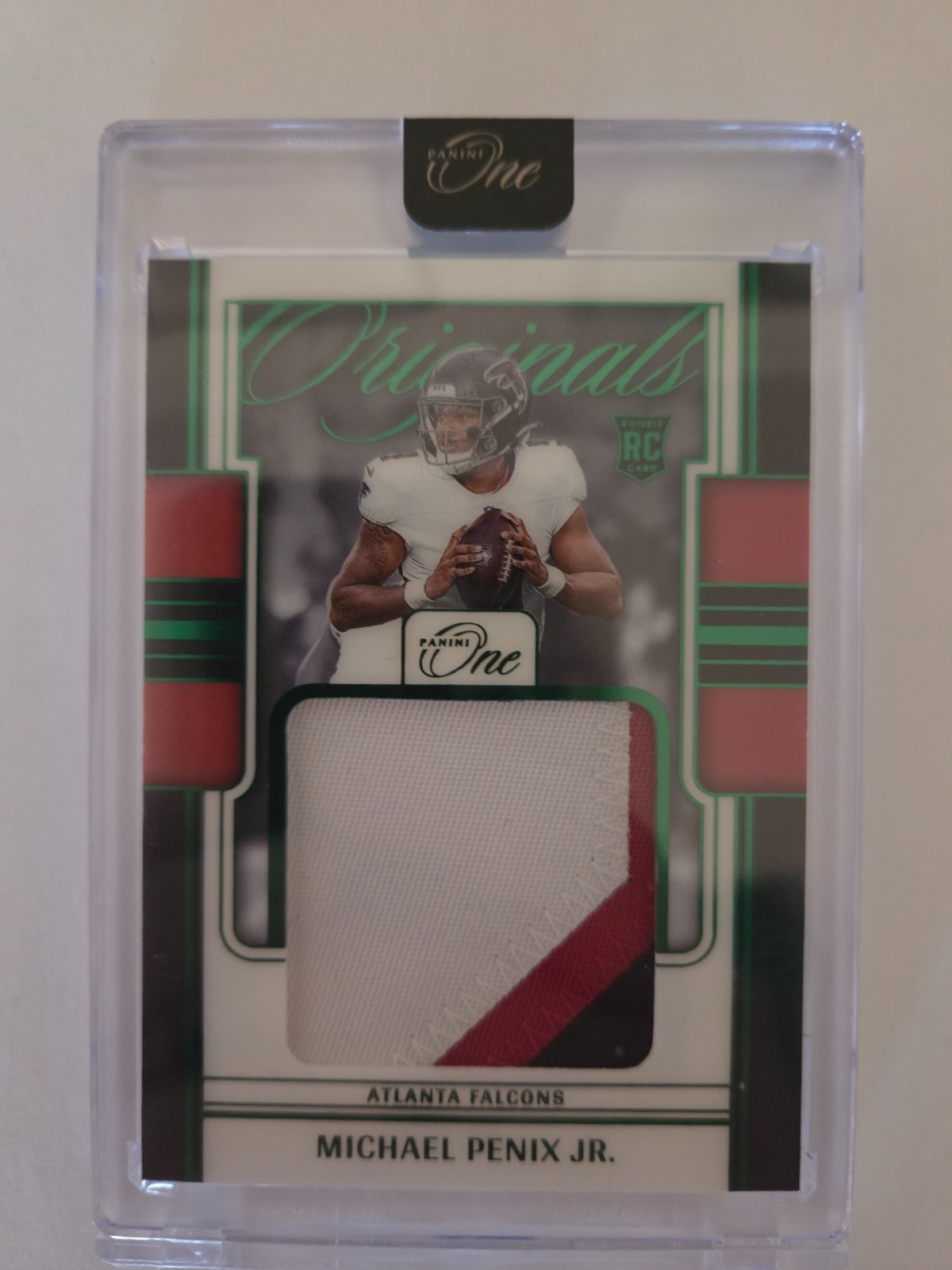 2024 Panini One Originals  - Green  - Michael Penix Jr #'d/25  - Rookie Falcons