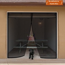 Garage Door Screen, Magnetic Weighted Mesh fo...