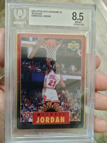 MICHAEL JORDAN #3 — 1996 Upper Deck Jordan Metal basketball card