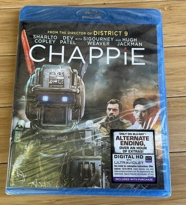 CHAPPIE Blu Ray Disc Mastered in 4K NEW / SEALED Alternate Ending Hour+ Extras!