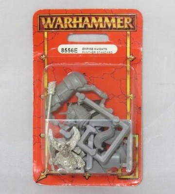 Warhammer - Empire Knights Panther Standard Blister - 8556E Metal Fig (SEALED)