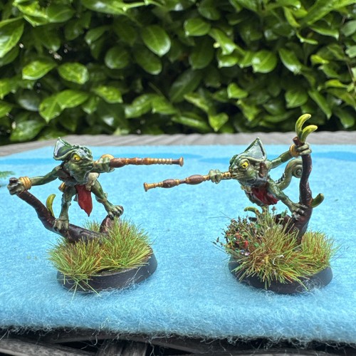 10 Hunters of Huanchi + 3 terrawing + cards Warhammer warcry Seraphon Painted - Picture 8 of 23