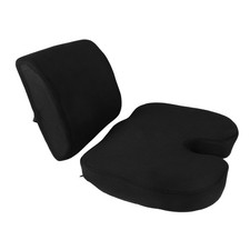 Lumbar Back Support Cushion Car Seat Wheelchair Office Chair Pillow Memory Foam