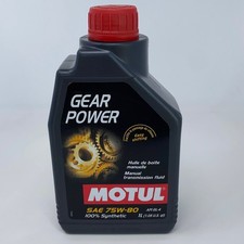 Motul Gear Power 75w-80 1l Manual Transmission Fluid Blackred Motul Gear Power 75w-80 1l Manual Transmission Fluid Blackred