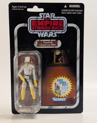 2011 Hasbro Star Wars VC11 Cloud Car Pilot ESB TVC MOC Kenner Vintage Carded
