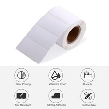 Label Paper Thermal Sticker Self-Adhesive Printable Paper Roll Waterproof MFDT