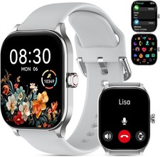 Stylish Smartwatch with Bluetooth Calls, Sleep  Stress Monitoring - 2.01 Inch