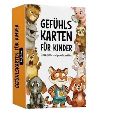 42 Gefühlskarten für Kinder   Emotionskarten zur Förderung von Selbstregulati...