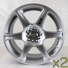 Adr50 Gt-sport Wheels High Power Silver 18x7.5 5-100114.3 42mm Offset 2pcs Set