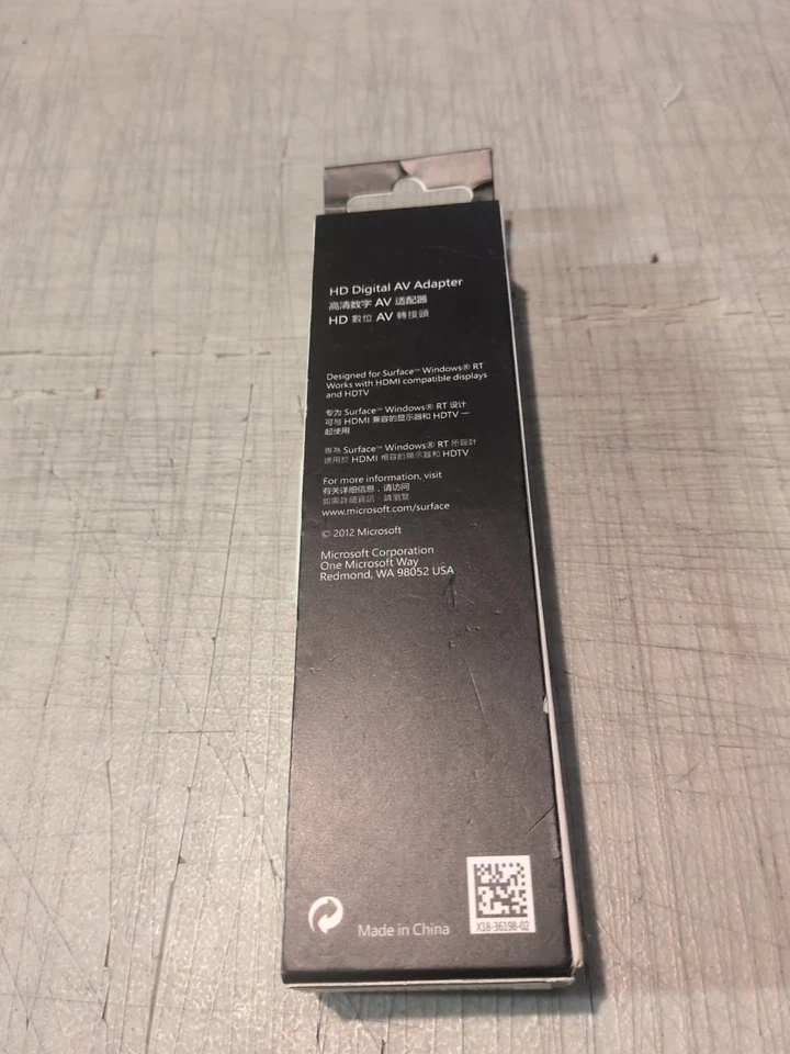 Microsoft - HD Digital AV Adapter for Surface and Surface 2 - Z2S-00013 - Image 3 of 3