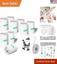 Self-Adhesive Mini Thermal Printer Stickers, 10 Rolls for Instant Printing Fun