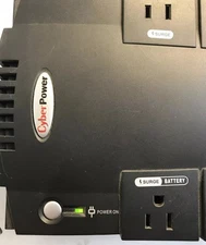 CYBERPOWER 550VA UPS SURGE PROTECTION 330W. NO BATTERY INCLUDED.