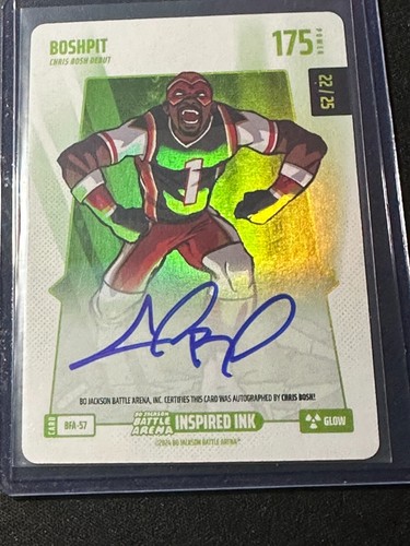 2024 Bo Jackson Battle Arena 1st Edition Boshpit Chris Bosh Debut Glow AUTO /25