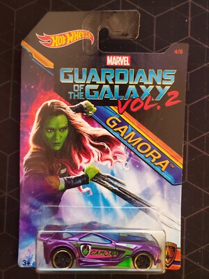 Hot Wheels Marvel Gamora Scorcher 1/8 Guardians of the Galaxy Vol 2 Marvel