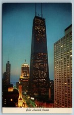 Illinois Postcard John Hancock Center Upper Michigan Avenue Chicago IL 1968