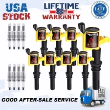 Set of 8 IGNITION COILS Spark Plugs FOR FORD F150 TRITON V8 2004-2008 CarBole US