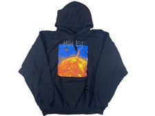 Travis Scott Highest In The Room Sun Hoodie Black Size Large New