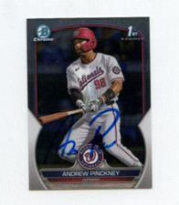 ANDREW PINCKNEY SIGNED 2023 BOWMAN CHROME DRAFT CARD AUTO