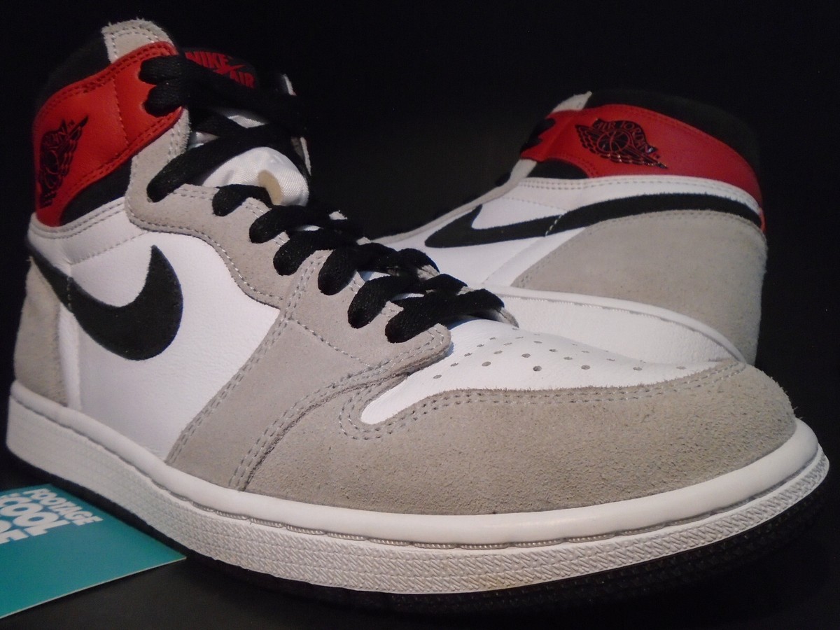 NIKE AIR JORDAN 1 RETRO I HIGH OG WHITE BLACK LIGHT SMOKE GREY