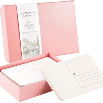 Thick Paper Watercolor Postcards for Artists and DIY Enthusiasts Art Creation