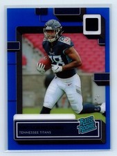 2022 Panini Clearly Donruss Hassan Haskins Rated Rookie Blue COLOR MATCH #’d /99