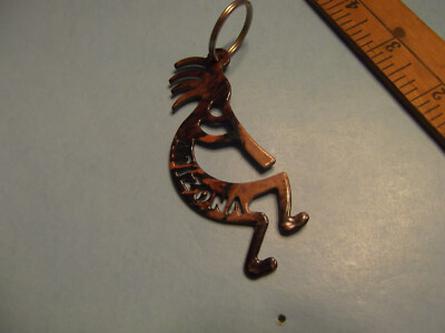 Old/Unique Collectible Key Chain 3.''in Metal ARIZONA Man
