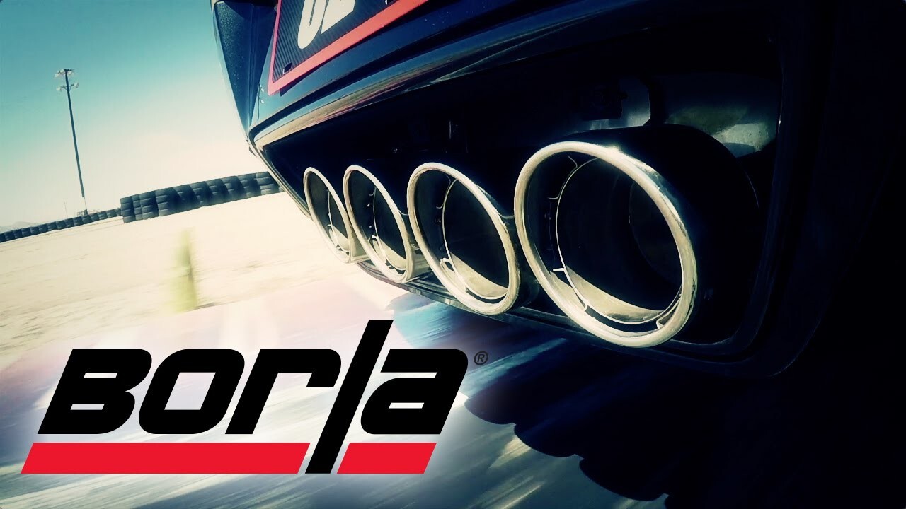 Borla ATAK Axle-Back Exhaust w/ 4.25" Blk Tips For 14-19 Chevrolet Corvette 6.2L