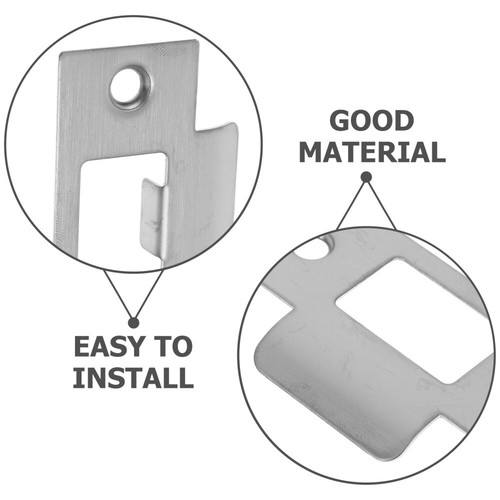 4 Pcs Cam Block Deadbolt Reinforcement Plate Door Striker Plates - Picture 9 of 12