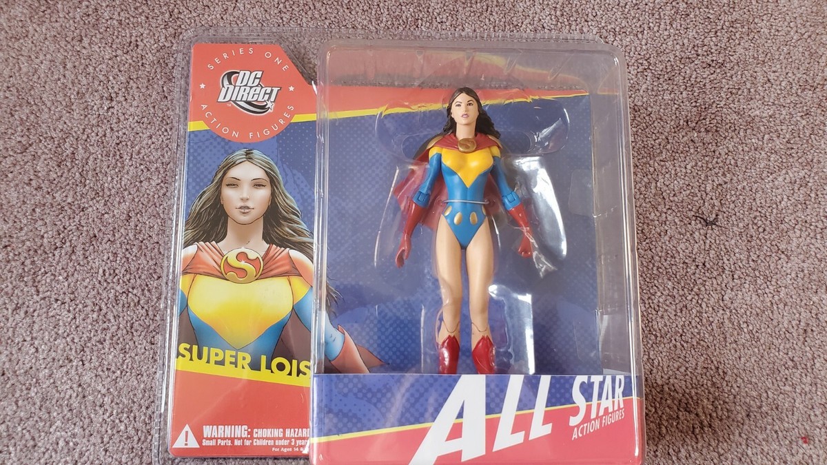 【lois Superman】 Super Lois All Star Superman Figure Series One 1 DC Direct NEVER