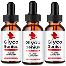  3 Pack Glyco Genius Drops to Support Blood Health and Overall Well-Being